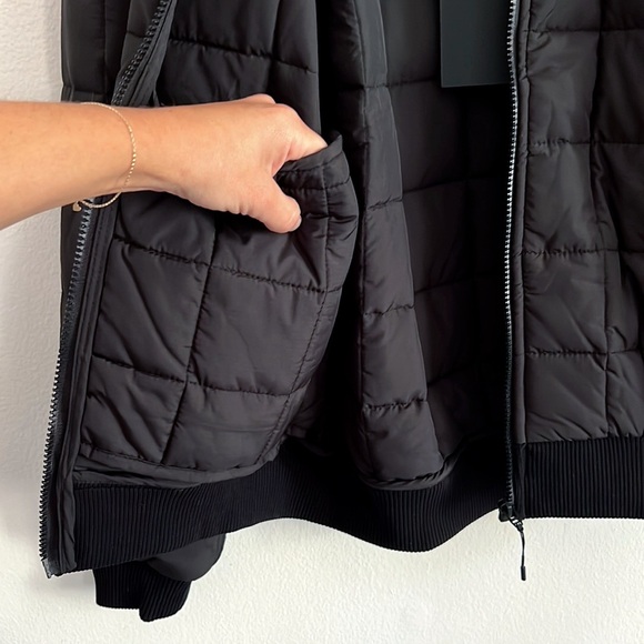 RAINS Liner High Neck Jacket Black NWT - Picture 13 of 16